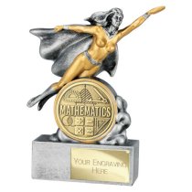Hero Female Maths Trophy | 140mm