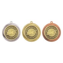 Superstar Dance Medal | Silver | 60mm