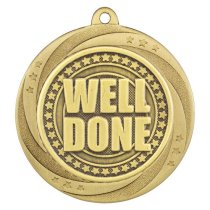 Superstar Well Done Medal | Gold | 60mm