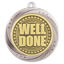 Superstar Well Done Medal | Silver | 60mm