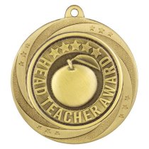 Superstar Head Teacher Medal | Gold | 60mm