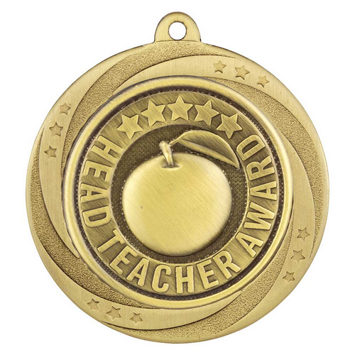 Superstar Head Teacher Medal | Gold | 60mm