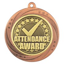 Superstar Attendance Medal | Bronze | 60mm