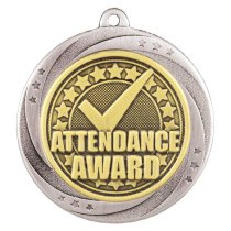 Superstar Attendance Medal | Silver | 60mm