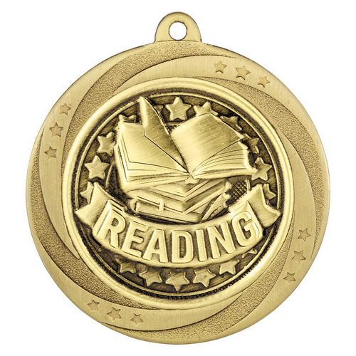 Superstar Reading Medal | Gold | 60mm