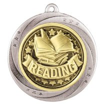 Superstar Reading Medal | Silver | 60mm