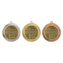 Superstar Maths Medal | Silver | 60mm