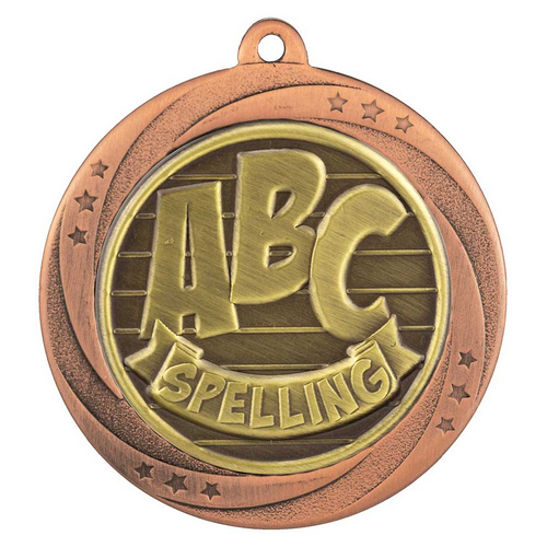 Superstar Spelling Medal | Bronze | 60mm