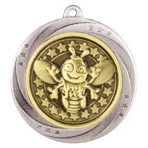 Superstar Bee Medal | Silver | 60mm
