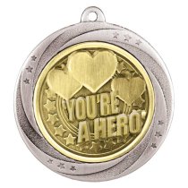 Superstar You're a Hero Medal | Silver | 60mm