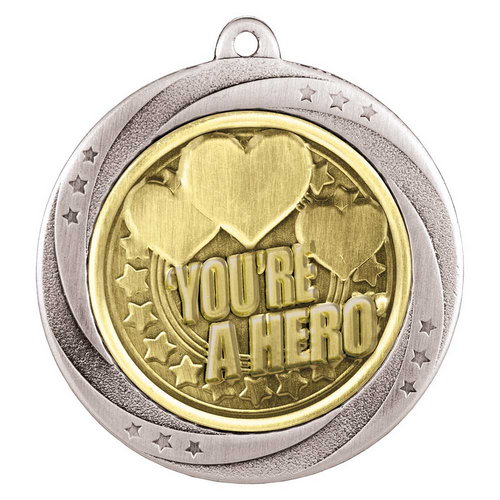 Superstar You're a Hero Medal | Silver | 60mm