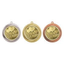 Superstar You're a Hero Medal | Silver | 60mm