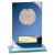 Seismic Multisport Glass Trophy | Blue & Silver | 150mm - CR25650A
