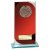 Seismic Multisport Glass Trophy | Red & Silver | 190mm - CR25652C