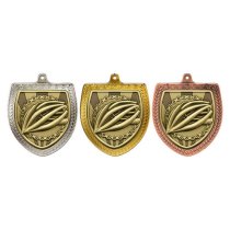 Cobra Cycling Shield Medal | Silver | 75mm