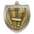 Cobra Gymnastics Shield Medal | Silver | 75mm - MM25220S