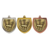 Cobra Gymnastics Shield Medal | Silver | 75mm