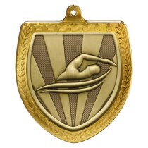 Cobra Swimming Shield Medal | Gold | 75mm
