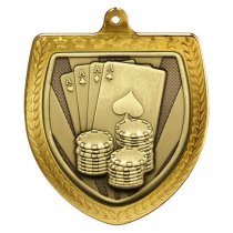 Cobra Cards Shield Medal | Gold | 75mm