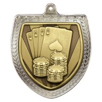 Cobra Cards Shield Medal | Silver | 75mm
