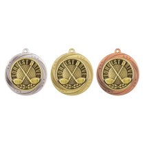Superstar Longest Drive Medal | Silver | 60mm