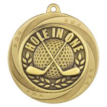 Superstar Hole In One Medal | Gold | 60mm