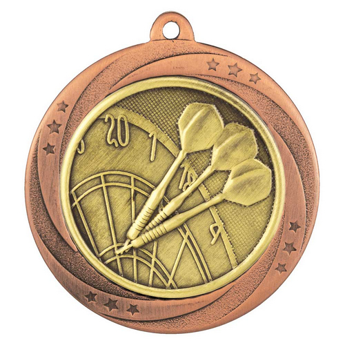 Superstar Darts Medal | Bronze | 60mm