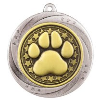 Superstar Dog Agility Medal | Silver | 60mm