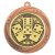 Superstar Dominoes Medal | Bronze | 60mm - MM25047B