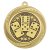 Superstar Dominoes Medal | Gold | 60mm - MM25047G