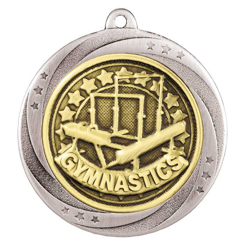 Superstar Gymnastics Medal | Silver | 60mm