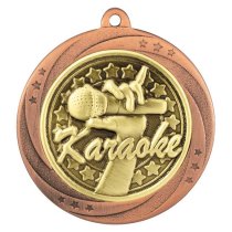 Superstar Karaoke Medal | Bronze | 60mm