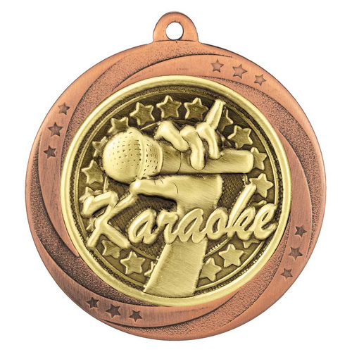 Superstar Karaoke Medal | Bronze | 60mm