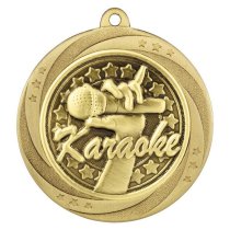 Superstar Karaoke Medal | Gold | 60mm