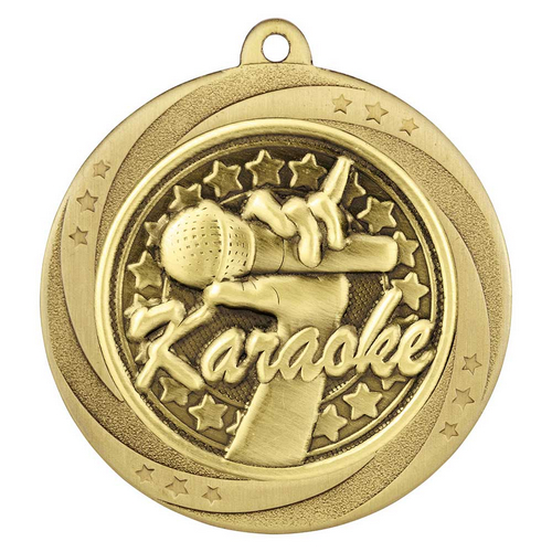 Superstar Karaoke Medal | Gold | 60mm