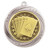 Superstar Cards Medal | Silver | 60mm