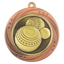 Superstar Lawn Bowls Medal | Bronze | 60mm