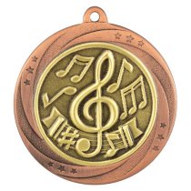 Superstar Music Medal | Bronze | 60mm