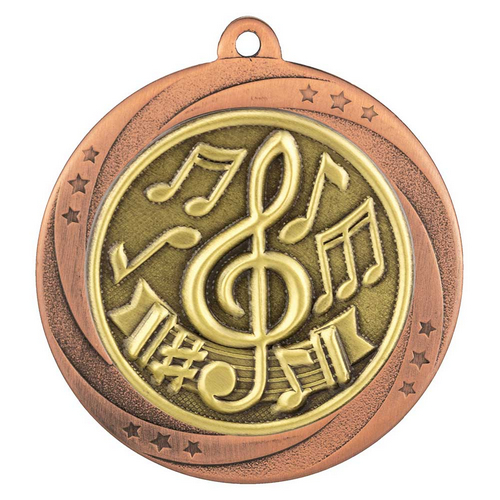 Superstar Music Medal | Bronze | 60mm