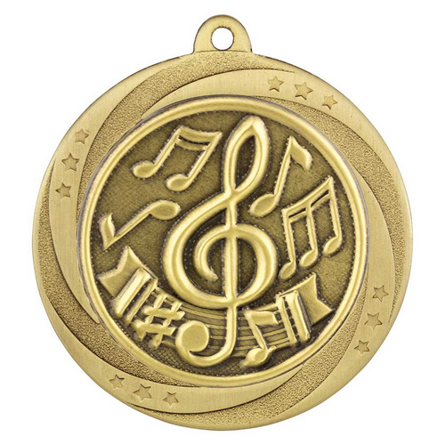Superstar Music Medal | Gold | 60mm