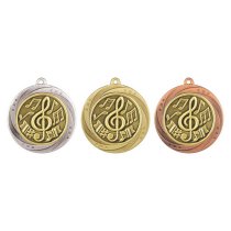 Superstar Music Medal | Silver | 60mm