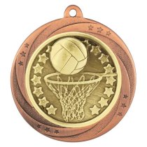 Superstar Netball Medal | Bronze | 60mm