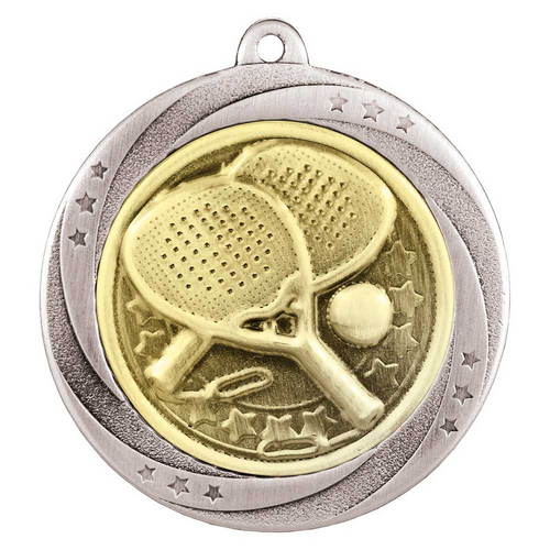 Superstar Padel Medal | Silver | 60mm