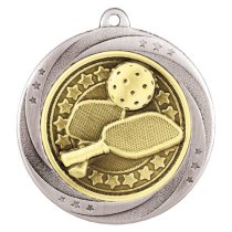 Superstar Pickleball Medal | Silver | 60mm