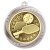 Superstar Pickleball Medal | Silver | 60mm - MM25072S