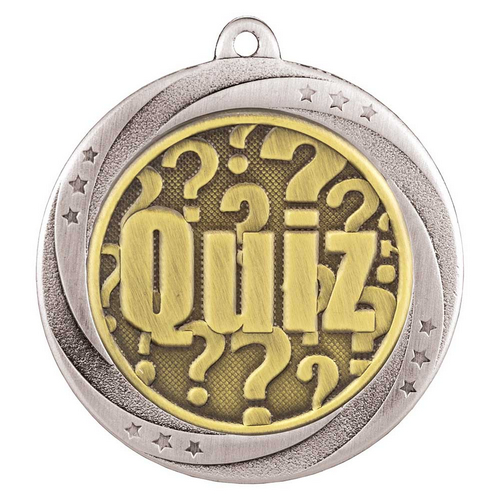 Superstar Quiz Medal | Silver | 60mm