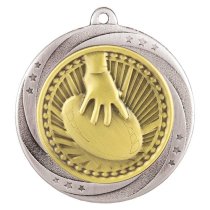 Superstar Rugby Medal | Silver | 60mm