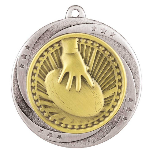 Superstar Rugby Medal | Silver | 60mm