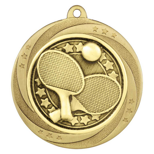 Superstar Table Tennis Medal | Gold | 60mm