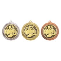 Superstar Ten Pin Bowling Medal | Silver | 60mm